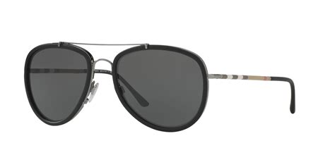 burberry be3090q gunmetal and matte black grey lenses|Burberry Aviator Sunglasses Be3090q Gunmetal Matte Black .